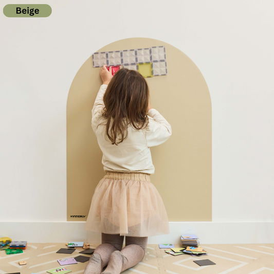 Kinderly Removable Magnetic Wallpaper - Beige
