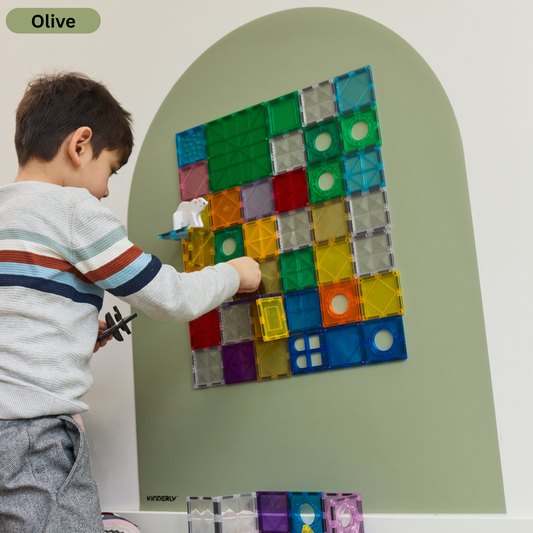 Kinderly Removable Magnetic Wallpaper - Olive