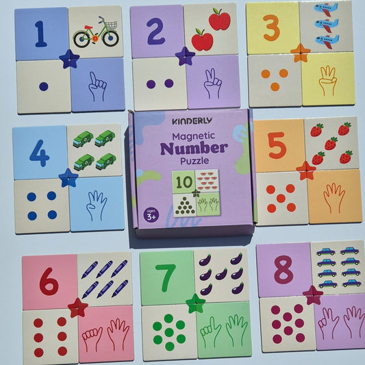 *Pre-Order* Magnetische Nummerpuzzel (40-delig)