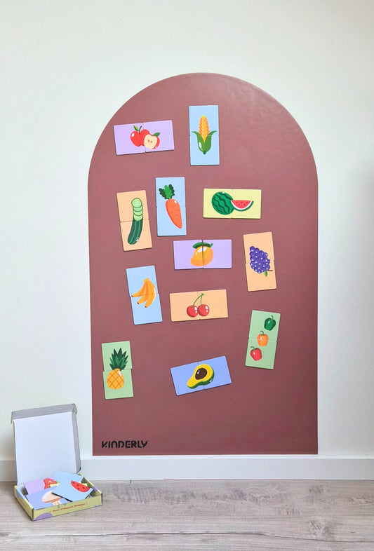 *Pre-order* Magnetische Groenten- en Fruitpuzzel (40-delig)