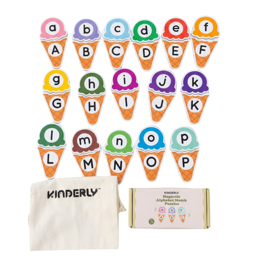Magnetic Alphabet Match Puzzles (52 pcs)