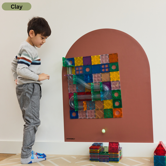 Kinderly Verwijderbaar Magnetisch Behang - Klei