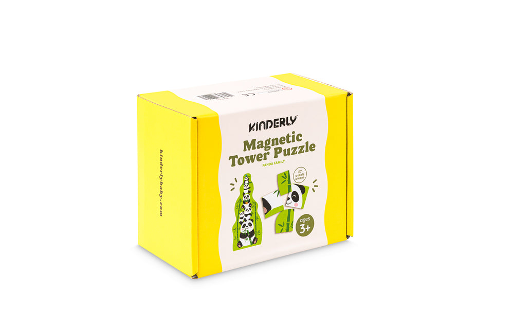 Magnetic Tower Puzzle (Panda Family)