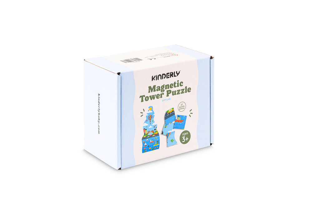 Magnetische Toren-puzzel (Stadsleven)