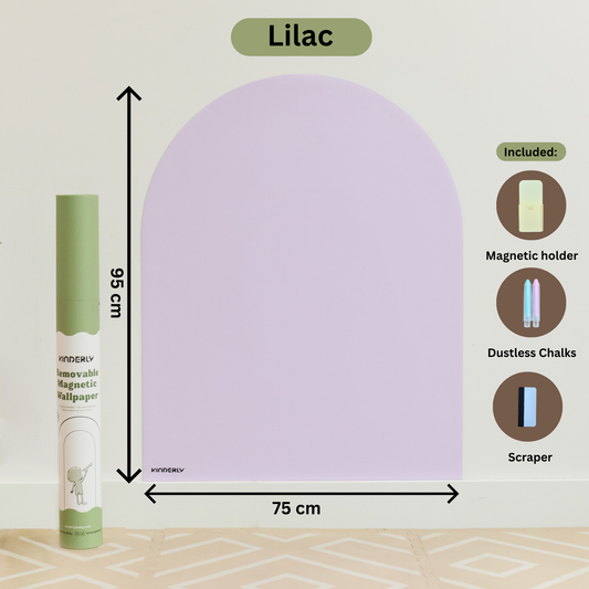 Kinderly Verwijderbaar Magnetisch Behang - Lilac