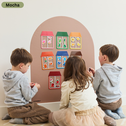 Kinderly Removable Magnetic Wallpaper - Mocha