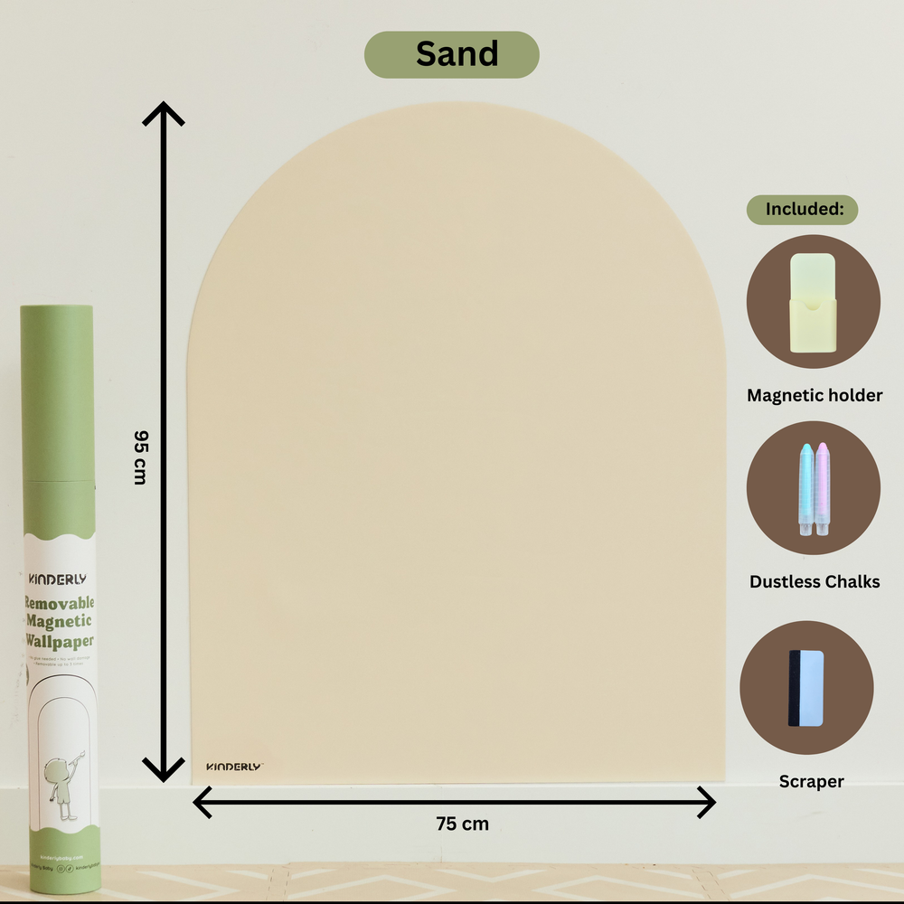 Kinderly Removable Magnetic Wallpaper - Sand