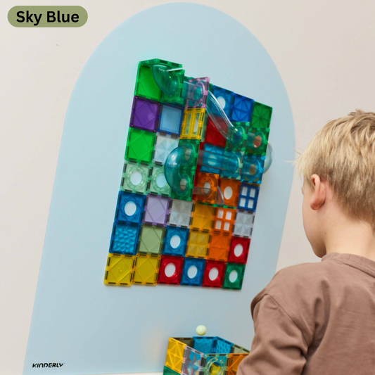 Kinderly Verwijderbaar Magnetisch Behang - SkyBlue