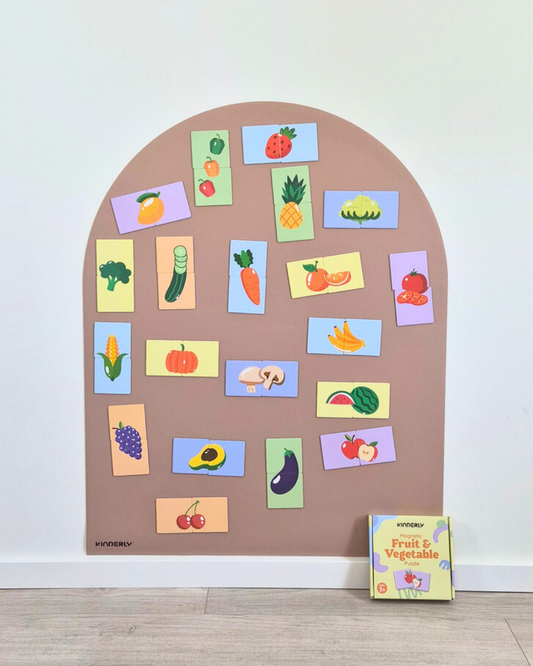 Magnetische Groenten en Fruitpuzzel (40-delig)